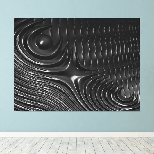 vloeibaar afval omwikkeld canvas (Insitu (Houten vloer))