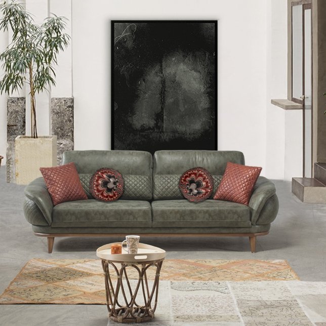 Vloeibaar fractair 2 rond kussen (Creator heeft geüpload)