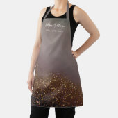 vloeibaar glitter All-Over Print Apron Schort (Insitu)