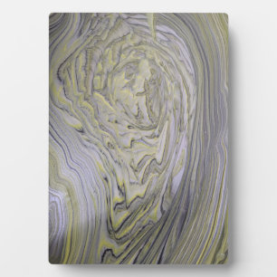 Vloeibaar Goud Acryl Giet Schilderij Plaque Fotoplaat