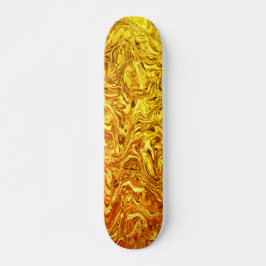 vloeibaar goud skateboard