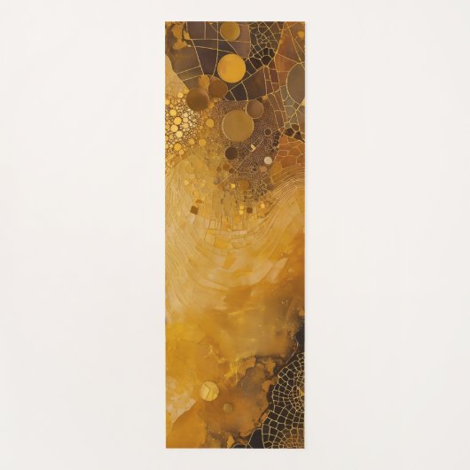 Vloeibaar goud yogamat (Voorkant)