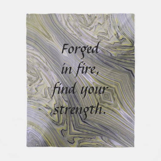 Vloeibaar gouden fleece deken (Voorkant)