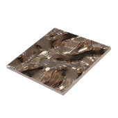 vloeibaar metaal tegeltje (Zijkant)