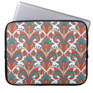 Vloeibaar, naadloos patroon met een natuurlijke de laptop sleeve