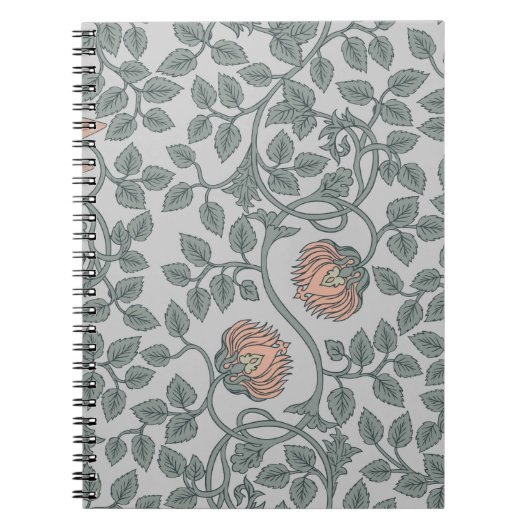 Vloeibaar , naadloos patroon, retroflectuur notitieboek (Voorkant)