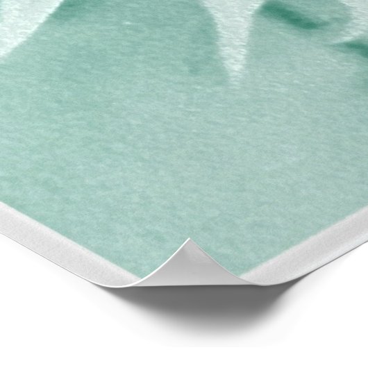 Vloeibaar Plant Poster (Hoek)