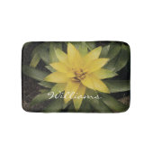 Vloeibaar slipbad met gele bloem badmat (Voorkant)