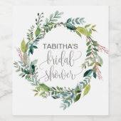 Vloeibaar Vrijgezellenfeest Wijn Etiket (Enkel label)