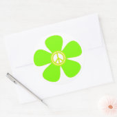 Vloeibaarheidsteken Ronde Sticker (Envelop)