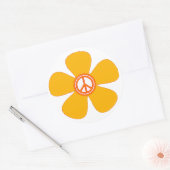 Vloeibaarheidsteken Ronde Sticker (Envelop)