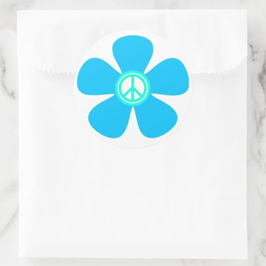 Vloeibaarheidsteken Ronde Sticker (Tas)