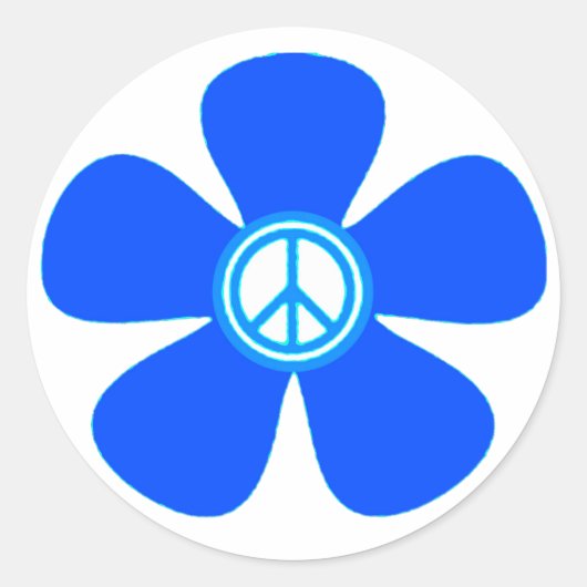 Vloeibaarheidsteken Ronde Sticker (Voorkant)