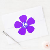 Vloeibaarheidsteken Ronde Sticker (Envelop)