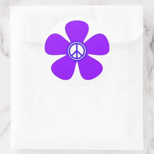 Vloeibaarheidsteken Ronde Sticker (Tas)