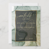 Vloeibare Abstracte inkt met rijke aarde Kaart (Voorkant)