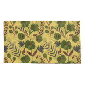 Vloeibare bloemen en vlinderbloemigen, naadloos kussensloop (Achterkant-Links)