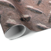 Vloeibare borden van het oude loopvlak, abstract cadeaupapier (Rol Hoek)
