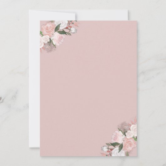 Vloeibare Brunch en bubbelbaar Vrijgezellenfeest Kaart (Achterkant)