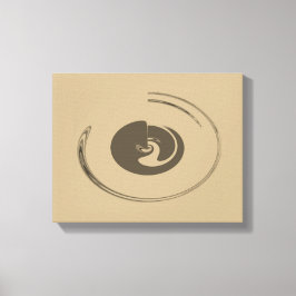 Vloeibare cirkels - Gewikkeld canvas