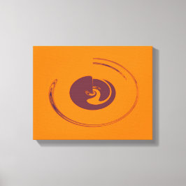 Vloeibare cirkels - Gewikkeld canvas