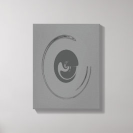 Vloeibare cirkels - Gewikkeld canvas