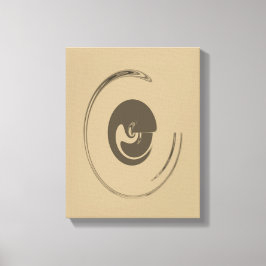 Vloeibare cirkels - Gewikkeld canvas