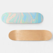 Vloeibare faux holografische israëlische textuur skateboard (Horizontaal)