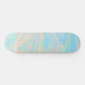 Vloeibare faux holografische israëlische textuur skateboard (Horizontaal)