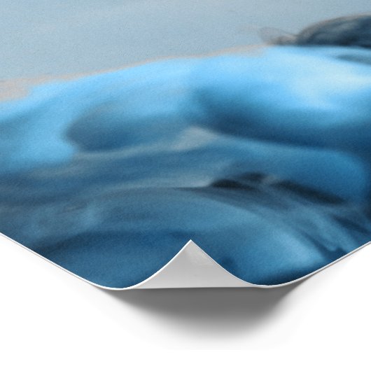 Vloeibare inkt in waterserie 2 poster (Hoek)