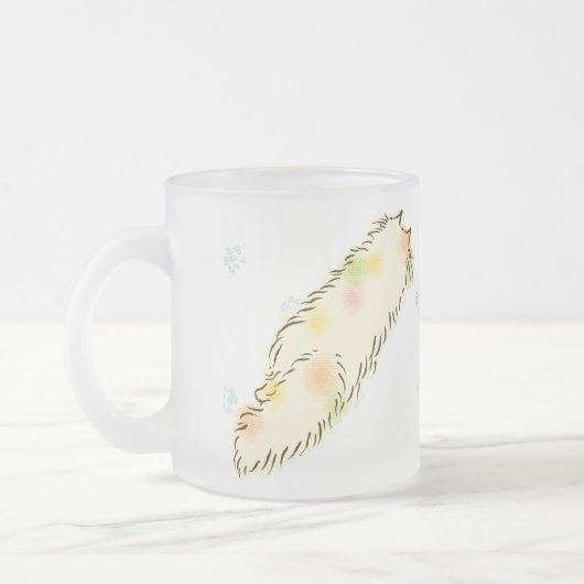 Vloeibare katten (Calico) Matglas Koffiemok (Links)