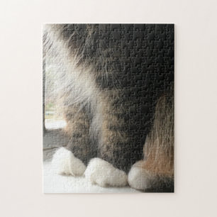 Vloeibare kattenpoten legpuzzel