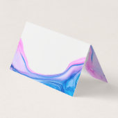 Vloeibare kleur geode inkt visitekaartjes (Achterkant)