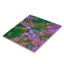 Vloeibare Kleuren Keramische Tegel