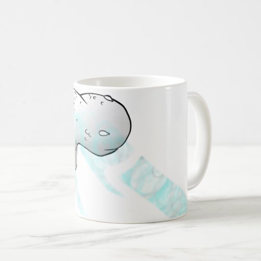 Vloeibare kleuren koffiemok (Voorkant rechts)