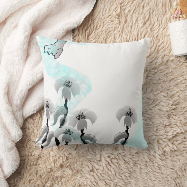 Vloeibare kleuren kussen (Deken)