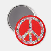 Vloeibare kracht, vrede I | spleetspatspleet Magneet (Voorkant / Achterkant)