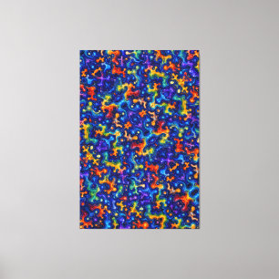 Vloeibare Kunst Canvas Afdruk