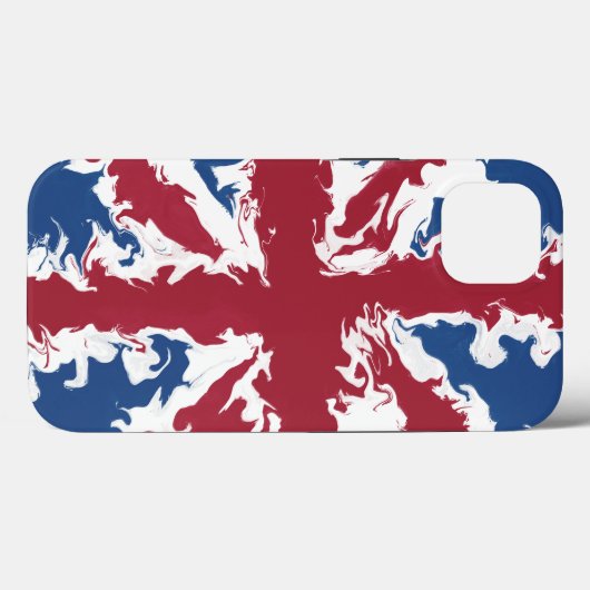Vloeibare kunst met Uniefacter Case-Mate iPhone Case (Achterkant (horizontaal))