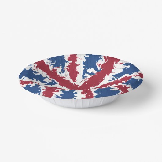 Vloeibare kunst met Uniefacter Papieren Kommen (Gebogen)