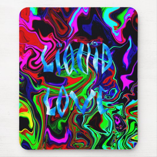 Vloeibare liefde - Mousepad Muismat (Voorkant)