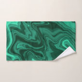 Vloeibare Malachietdroom #2 #gem #decor #art Bad Handdoek (Handdoek)