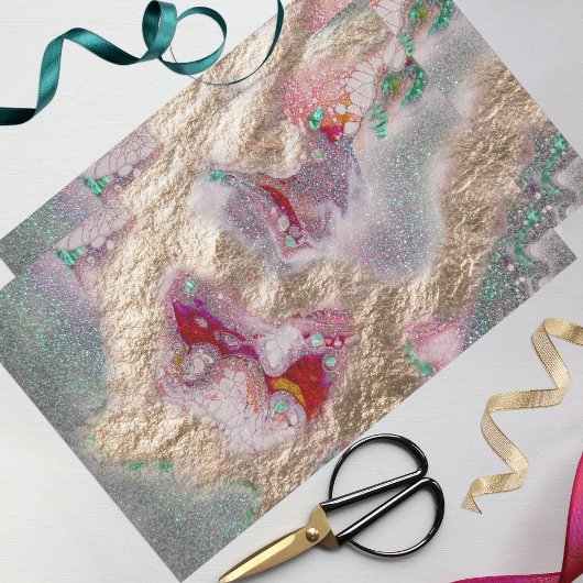 Vloeibare marmer Mix Abstract Moderne ontkoppeling Tissuepapier