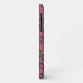 Vloeibare naadloze roze bloemen bladeren een tak Case-Mate iPhone case (Achterkant/links)