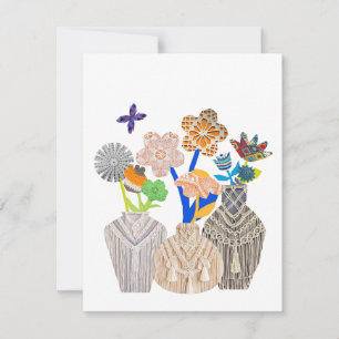 Vloeibare punctietoewijzers bedankkaart