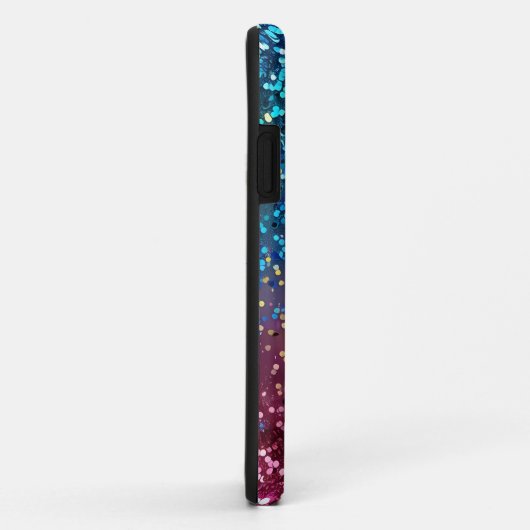 Vloeibare regenboogkleur Case-Mate iPhone case (Achterkant/rechts)