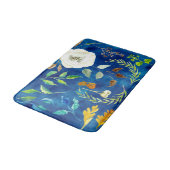 Vloeibare Roos van de moderne Waterverf eikenhout  Badmat (Gekanteld)