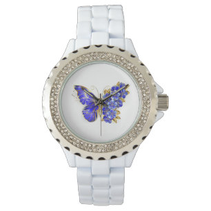 Vloeibare saffiervlinder horloge