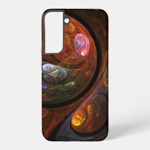 Vloeibare Verbinding Moderne Kosmische Abstracte K Samsung Galaxy Hoesje