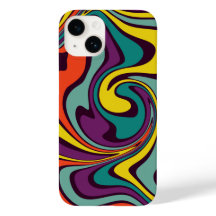 Vloeibare verf Marbling Effect iPhone Hoesje